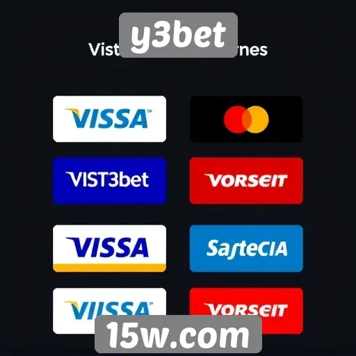 Métodos de pagamento disponíveis na plataforma y3bet