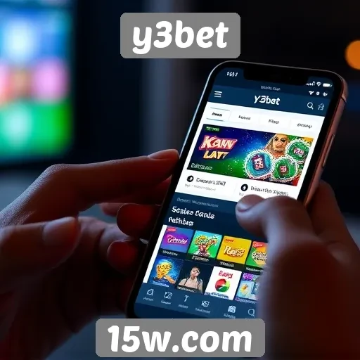 Experiência do usuário no Y3bet em dispositivos móveis